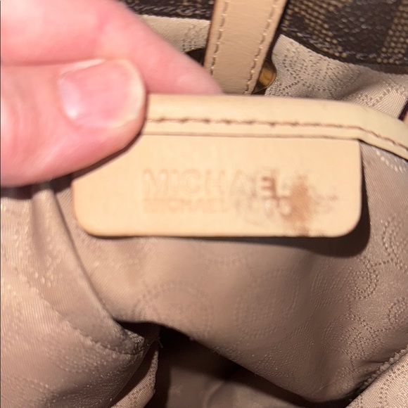 Michael Kors Brown Tote with Signature Monogram - Picture 8 of 15